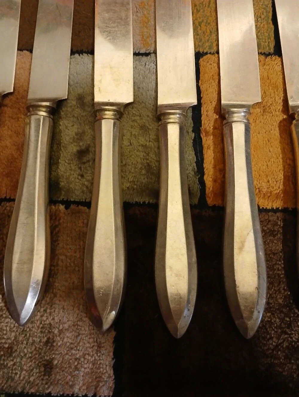 Vintage Community Plate Patrician 1914 Silverware Knife Set 6